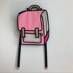 Jump from Paper! pink backpack
